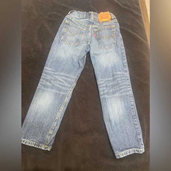 Levi’s Regular Taper Distressed Casual Jeans Kids Boy’s Size 6 Regular - Picture 5 of 9